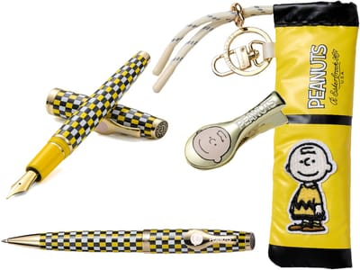 Esterbrook - Cadeauset - Vulpen - Balpen - Pen Case - Paper Clip - Peanuts 75th Anniversary 'Charlie Brown'