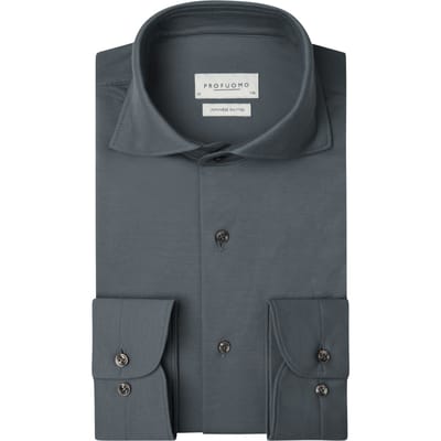 Profuomo Ppxh100320 Lange Mouw Overhemden Blauw Ppxh100320