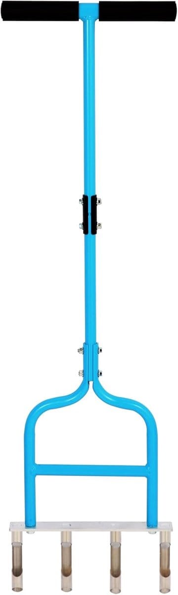 Gazonbeluchter Handmatig - Grasbeluchter Tuin - Gras Gezond Houden - 4 Roestvrijstalen Tanden - 39 Inch Lengte