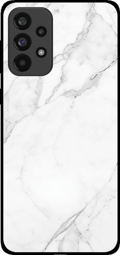 Smartphonica Telefoonhoesje voor Samsung Galaxy A33 5G met marmer opdruk - TPU backcover case marble design - Wit geschikt voor Samsung Galaxy A33 5G