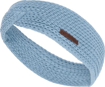 Knit Factory Joy Gebreide Dames Hoofdband - Haarband - Oorwarmers dames - Hoofdwarmer vrouwen - Hoofdband winter - Celeste - Lichtblauw - One Size