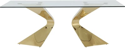 Kare Eettafel Gloria Gold