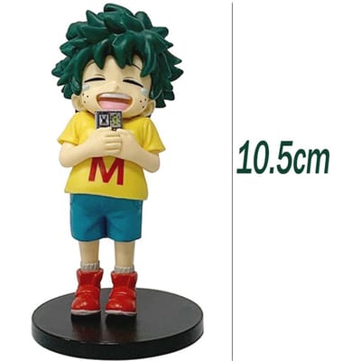 Nieuwe Collectie My Hero Academia Kindertijd Izuku Midoriya / Kindertijd Katsuki Bakugo PVC Actiefiguur Anime Cartoon Model Speelgoed Cadeaus black