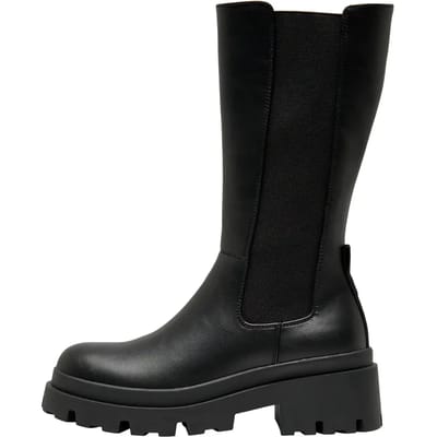 Only Laarzen - ONLDOJA-5 PU LONG BOOT - NOOS - EU36 tot EU41 - voor Vrouwen - zwart
