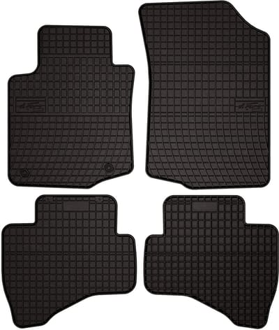 Wielganizator SolidPRO - Rubber Auto Vloermatten - Zwart - Peugeot 107 - 2005-2014