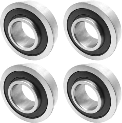 Set van 4 Sealed Ball Bearings 20 x 35 x 11mm - Radiale Diepe Groef Lagers voor DIY Lathes, Motoren en 3D Printers, Geschikt voor Tuinkarren en Freesmachines