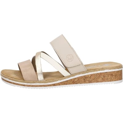 Rieker Slippers F beige - Maat 39