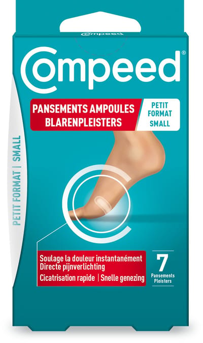 Compeed Blarenpleisters small - Blarenpleisters - blarenpleisters bieden directe pijnverlichting, snellere genezing - 7 stuks