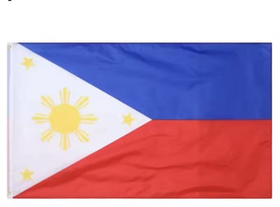 Filipijnse Vlag - Vlag van de Filipijnen - 150/90CM - Philippines Vlag - Philippines - Landenvlag - WK - EK - Polyester - CHPN