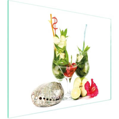 TMK ArtDeko - Snijplank - Glas - 52x40cm - Vruchtenprint