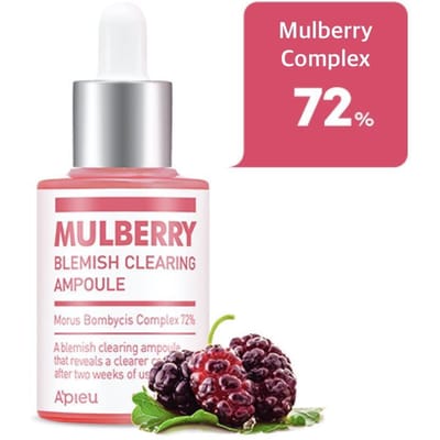A'PIEU Mulberry Blemish Clearing Ampul 50ml (Sproeten, Vlekken, Gebreken Verzorging)