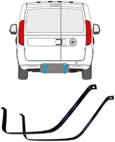 Brandstoftank klemmen voor Fiat Doblo 2010-2022