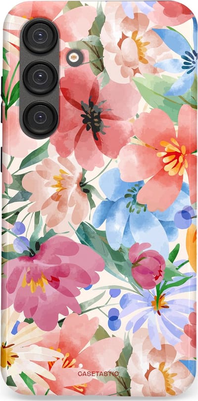 Casetastic Hoesje Geschikt voor Samsung S25 Plus - Stijlvolle Beschermende Duo-layer Case - Tuin van tinten