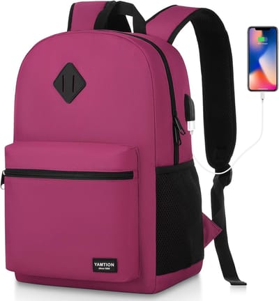 Dames Laptop Rugzak voor School en Universiteit - Ruime en Waterdichte Rugzak Meisjes Tiener met 15.6 Inch Laptopvak