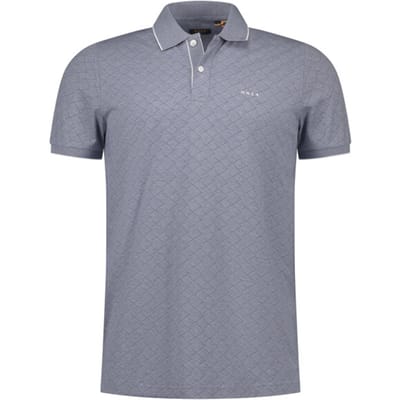 NZA New Zealand Auckland - Polo Korte mouw - Heren - XL - Blauw - Katoen - 26CN120