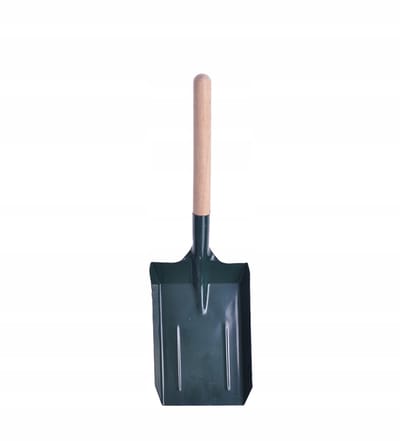 Kolen schep CO middel, metaal met houten steel