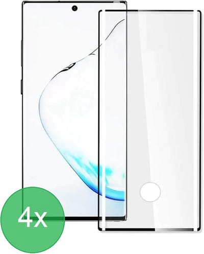 Geschikt Voor: Samsung Galaxy Note 20 Ultra Full Screenprotector 4x - screen protector - volledige glas - bescherming - beschermglas - ZT Accessoires