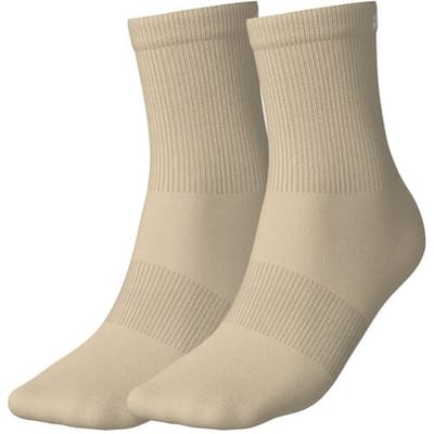 CRIVIT 2 Paar dames pilates sokken (Beige/wit, 35-38)