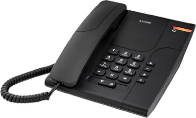 Telefoon - Vaste lijn - Thuisgebruik - Volume regeling - Niet gespecificeerd - Zwart