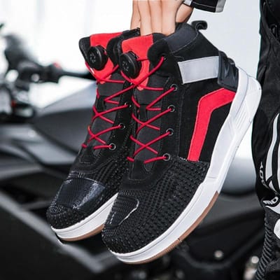 Chaussures de moto en cuir véritable, chaussures d'équitation de moto, bottes de moto tout-terrain toutes saisons pour hommes, bottines de course 42 gray