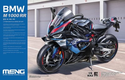 Meng Model Modelbouwpakket Motorfiets - MENG MT009 BMW M1000RR - Duitse Motorfiets Plastic - 1:9 - Modelbouw