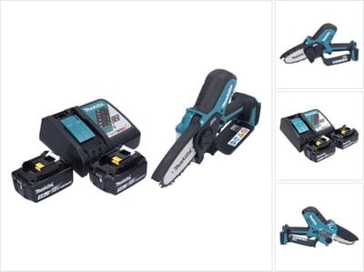 Makita DUC 101 RF accu takzaag 18 V 10 cm borstelloos + 2x accu 3,0 Ah + oplader