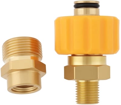 Dailygoods - Pressure Washer Adapter TR22 IG naar M22 AG, Compatibel met Kärcher HD Series