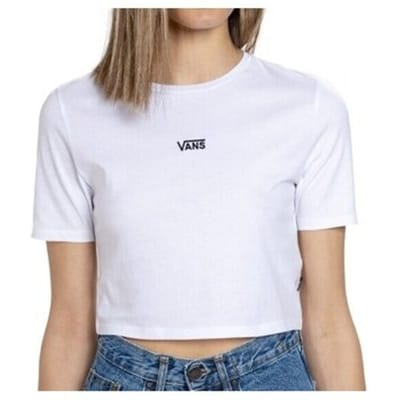 T-shirt Korte Mouw Vans Flying V Crew Crop