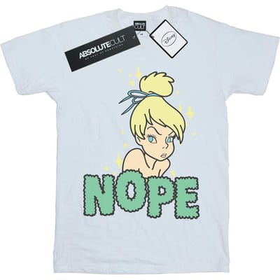 Disney Jongens Tinker Bell Nope T-Shirt (Wit)