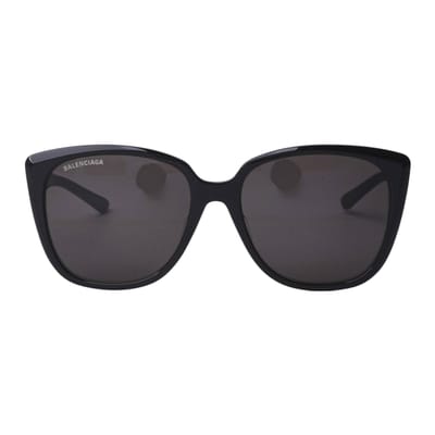Balenciaga Vlinder Zonnebril Dames zonnebril BB0175SA-001 Basic Packaging-Eyeglass Case,57mm,Black