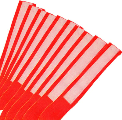 MDsport - Partijlint klittenband - Set van 10 - Rood