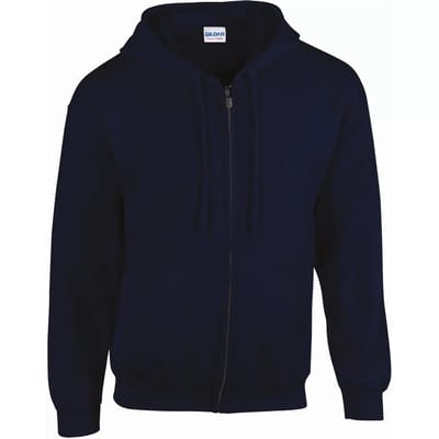 Gildan Heavy Blend™ Adult Full Zip Hooded Sweatshirt GI18600 - Navy - 5XL