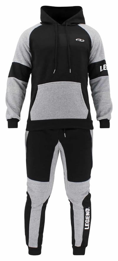 Joggingpak Heren/Dames Zwart Legend - Copy S