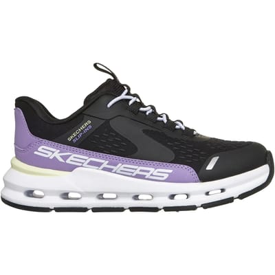Skechers Slip-Ins Glide-Step Vista Lane Sneakers - Meisjes - Zwart