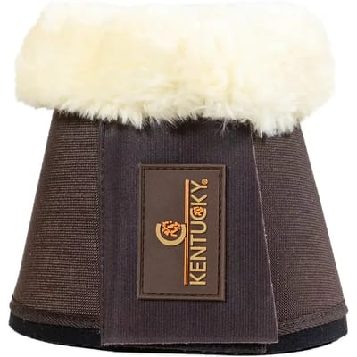 Kentucky Horsewear - Springschoenen wol / bont bruin XXL