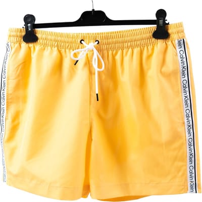 Calvin Klein Medium Drawstring Heren Zwembroek - Halo Orange - Maat XL