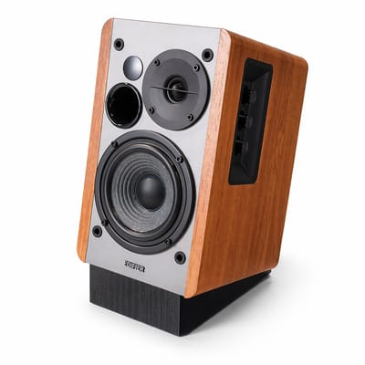 Speaker Stand Geschikt voor Edifier R1280T – Bureau Speaker Verhoger – Kantelbare Audio Standaard – Anti-Vibratie – Zwart