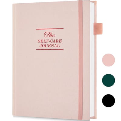 Zelfzorgdagboek A5 met Reflectie en Welzijnstracking – Roze