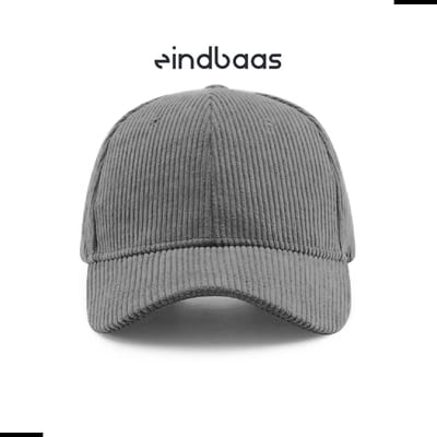 Legend Cap Basic - eindbaas - Corduroy - Grey - Grijze corduroy pet