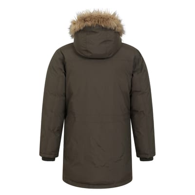 Mountain Warehouse Heren Antarctic Extreme Waterdichte Donzen Jas (Donkere Khaki)