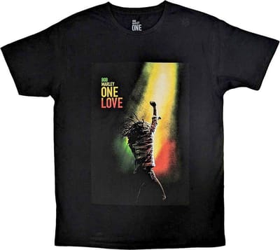 Bob Marley - One Love Movie Poster Heren T-shirt - S - Zwart