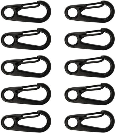 Mini carabiner clip aluminium sleutelhanger clips carabiner kleine carabiner clips voor sleutels, rugzak, vissen, kamperen, buiten