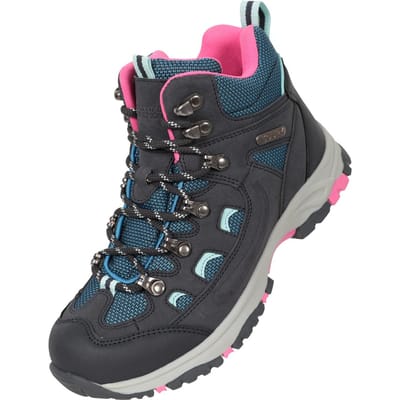 Mountain Warehouse Adventurer waterdichte wandelschoenen voor kinderen (Marine)