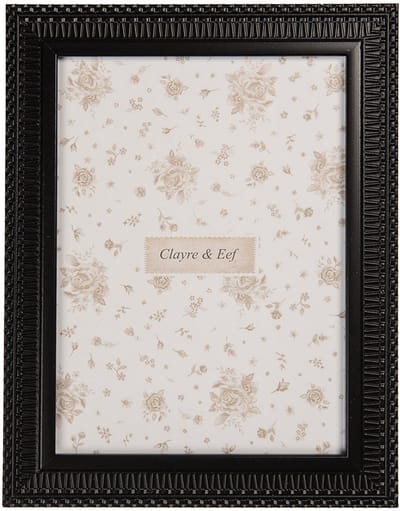 Clayre & Eef Fotolijst 15x20 cm Zwart MDF