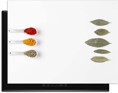 KitchenArt - Bay & Blend - Inductie Beschermer - 78x52 cm - Kookplaat Beschermer - Luxe Afdekplaat Inductieplaat - Anti-slip & Oprolbaar - Beschermmat Inductiekookplaat