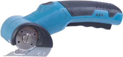 longziming - Elektrische Schaar 3.7V - Multifunctionele Kartonsnijder - Voor Stof Leer Tapijt Kunststof - Elektrische Snijder - Oplaadbaar Handgereedschap - Snijdt Leer - Blauw