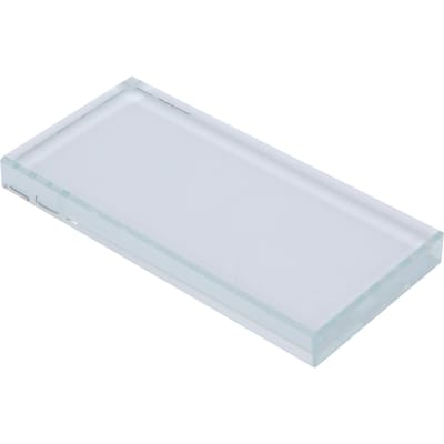 Nagelkunst Paletten Kleurmenging Glas Rechthoek Make-up Mengen Nepwimper Lijm Houder white