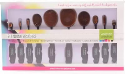 Vaessen Creative -Blending brush - maat 1-10 - 10stuks