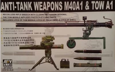 AFV Club 35021 Anti-Tank Weapons Set – 1:35 Schaal Modelbouw Accessoires