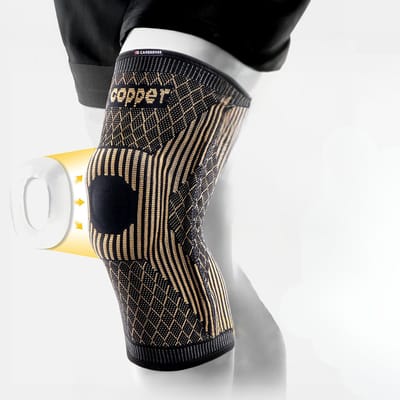 Caresense Kniebrace - Patellabrace - Voor Artritis - Verlichting van Gewrichtspijn - Kniebrace voor Volwassenen - Maat S